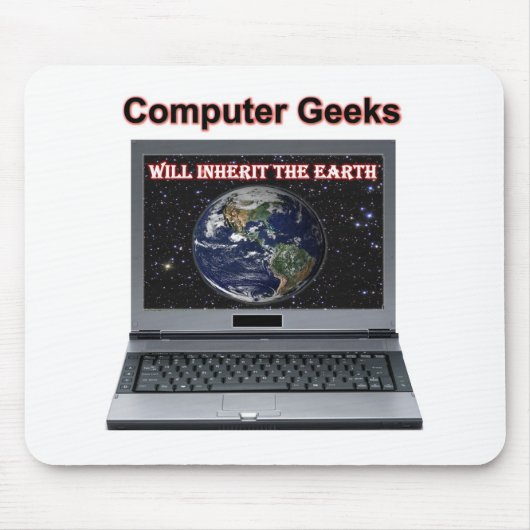 コンピュータオタクは地球を受継ぎます マウスパッド (正面)