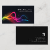 コンピュータカラフルプログラマの光彩 名刺 (正面/裏面)