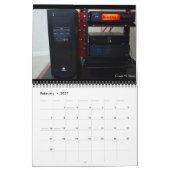 コンピュータカレンダー-率直なNステインのPC カレンダー (2月 2027)
