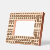 コンピュータキーボードデザイン刻印フレーム レーザー彫刻フレーム (左)