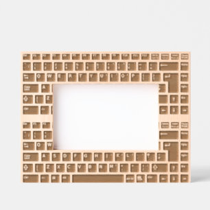 コンピュータキーボードデザイン刻印フレーム レーザー彫刻フレーム