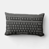 コンピュータキーボード腰枕 ランバークッション (裏面)