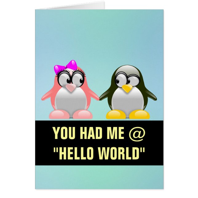 コンピュータギークのバレンタイン: プログラミング言語愛 (正面)