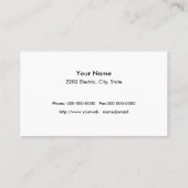 コンピュータギークノートPC名刺 名刺 (裏面)