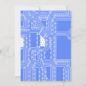 コンピュータギーク誕生日パーティーの招待 招待状 (裏面)