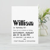 コンピュータギーク誕生日パーティーの招待 招待状 (スタンド正面)