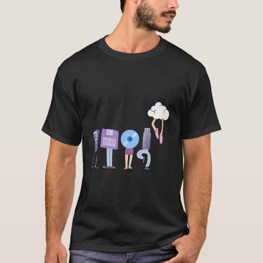 コンピュータクラウドエンジニアリングおもしろい- Programmer Deve Tシャツ (正面)