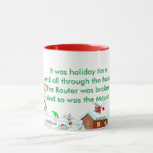 コンピュータクリスマス マグカップ (中央)