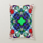 コンピュータグラフィックス。抽象芸術イラストレーション アクセントクッション (正面(垂直))