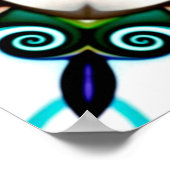 コンピュータグラフィックス。抽象芸術イラストレーション ポスター (角)