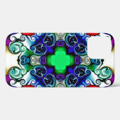 コンピュータグラフィックス。抽象芸術イラストレーション Case-Mate iPhoneケース (裏面 (横))