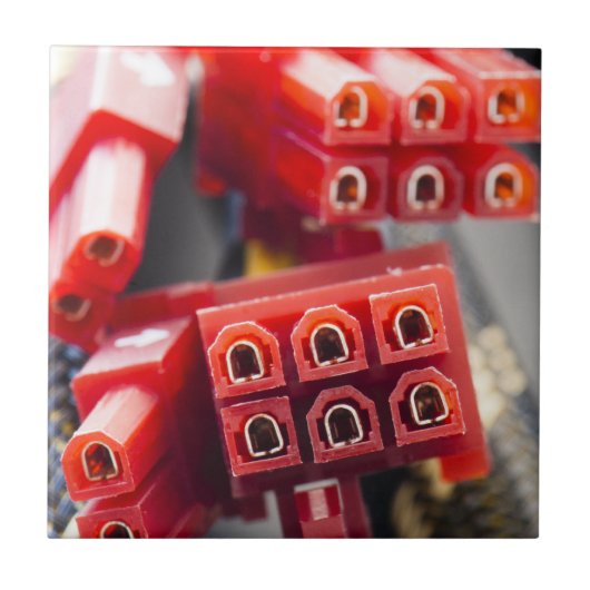 コンピュータケーブルコネクタ タイル (正面)