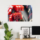 コンピュータケーブルコネクタ ポスター (ホームオフィス)