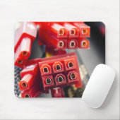 コンピュータケーブルコネクタ マウスパッド (マウス)