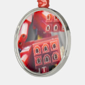 コンピュータケーブルコネクタ メタルオーナメント (左)