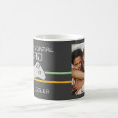 コンピュータゲーパーソナライズされたムの写真と文字 コーヒーマグカップ (中央)