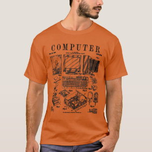 コンピュータゲーマーギークヴィンテージIT PCハードウェア特許 Tシャツ