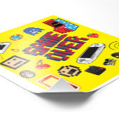 コンピュータゲーマーゲームオーバー フォトプリント (角)