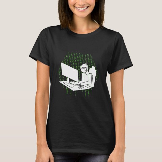 コンピュータゲーマー男性の女性子供WasdキーボードPc Ga Tシャツ (正面)