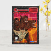 コンピュータゲームファン誕生日カーモダンド カード (黄色い花)