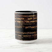 コンピュータコード ツートーンマグカップ (中央)