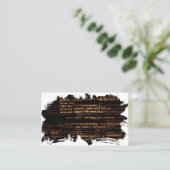 コンピュータコード 名刺 (スタンド正面)