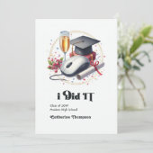 コンピュータサイエンスと情報卒業写真 案内状 (スタンド正面)