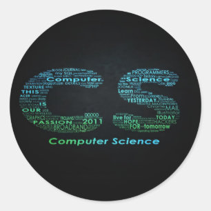 コンピュータサイエンスのシール集 ラウンドシール