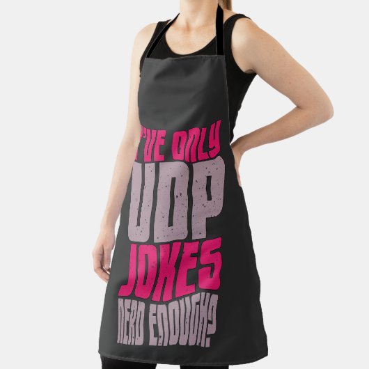 コンピュータサイエンスプログラマーudpジョーク エプロン (インサイチュ)