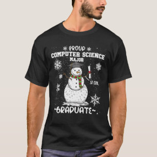 コンピュータサイエンス専攻のカレッジ卒業冬G Tシャツ