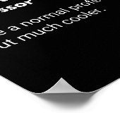 コンピュータサイエンス教授おもしろいの職務定義 ポスター (角)