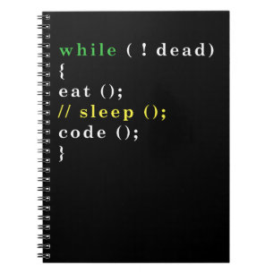コンピュータサイエンスPythonプログラマー食べコードスリープ ノートブック