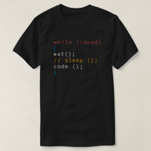 コンピュータサイエンスPythonプログラマー食べコードスリープ Tシャツ