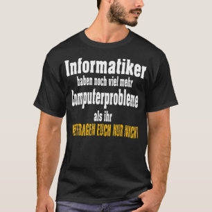 コンピュータサイエンティストはより多くの問題を抱えていることわざ Tシャツ