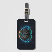 コンピュータサイバーブレインラゲージタグ ラゲッジタグ (正面縦)