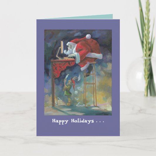 コンピュータサンタのクリスマスカード シーズンカード (正面)