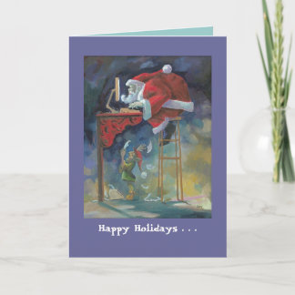 コンピュータサンタのクリスマスカード シーズンカード