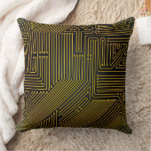 コンピュータサーキットボードパターン クッション (ブランケット)