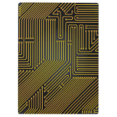 コンピュータサーキットボードパターン クリップボード (裏面)