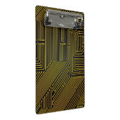コンピュータサーキットボードパターン ミニクリップボード (アングル)