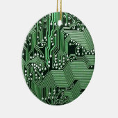 コンピュータサーキットボード セラミックオーナメント (右)