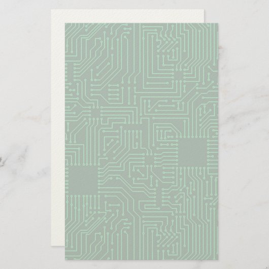 コンピュータサーキットボード 便箋 (正面/裏面)