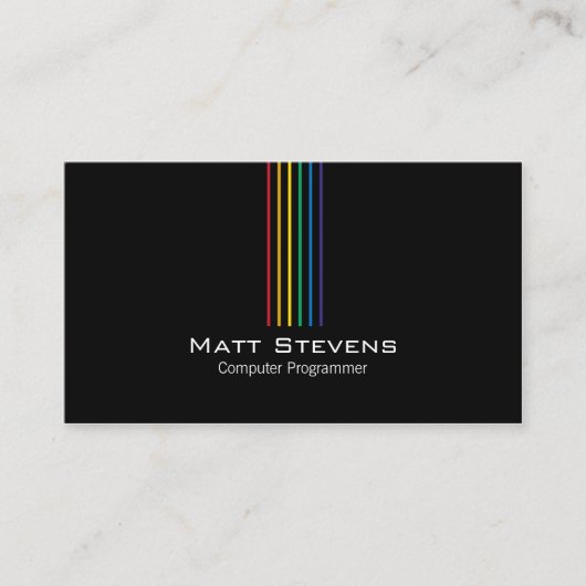 コンピュータシンプルプログラマ用名刺 名刺 (正面)