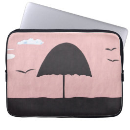 コンピュータスリーブとビーチシーン ラップトップスリーブ