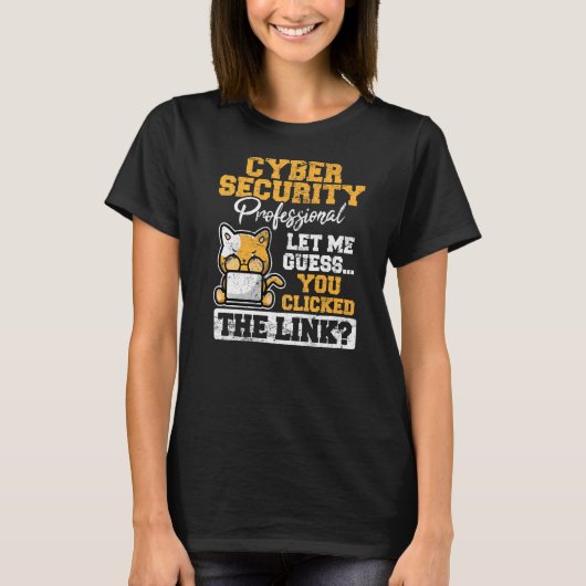 コンピュータセキュリティサイバーセキュリティ情報Techn Tシャツ (正面)