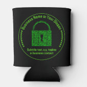 コンピュータセキュリティデジタルトレードショーイベント無料 缶クーラー (裏面)