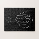 コンピュータチップツリープログラマコーダーエンジニアテック ジグソーパズル (横)