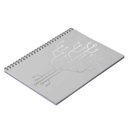 コンピュータチップツリープログラマコーダーエンジニアテック ノートブック (左側)