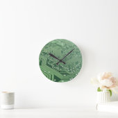 コンピュータテクイーのアクリル壁時計 ラウンド壁時計 (ホーム)