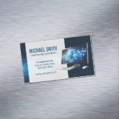 コンピュータデスクトップ | 技術モダンデジタル マグネット名刺 (インサイチュ)